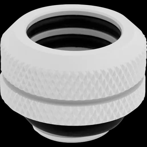 CORSAIR Raccordo diametro esterno 14 mm Hydro X Series XF Hardline Pacco da quattro - Bianco