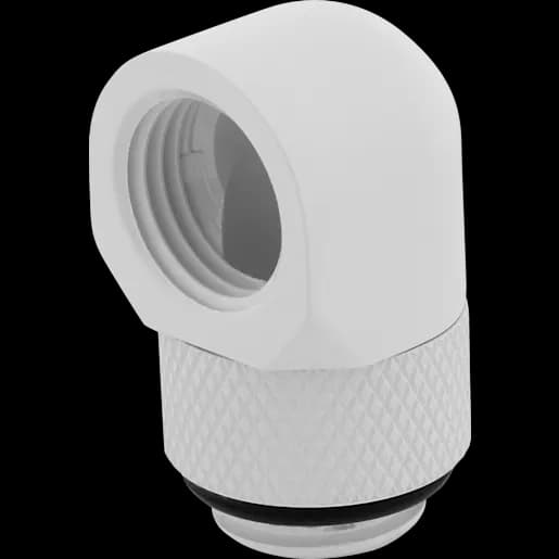 CORSAIR Adattatore Hydro X Series 90° Rotary Pacco da due - Bianco