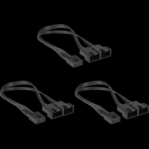 CORSAIR Cavi sdoppiatori a doppia uscita per ventole PWM Hydro X Series (confezione da tre)