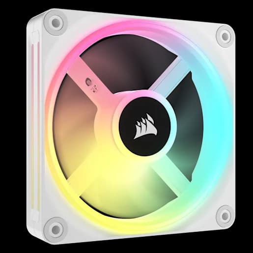CORSAIR iCUE LINK QX120 RGB 120mm PWM PC Fan Expansion Kit - White