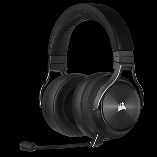 CORSAIR Cuffia gaming con microfono ad alta fedeltà VIRTUOSO RGB WIRELESS XT, ardesia