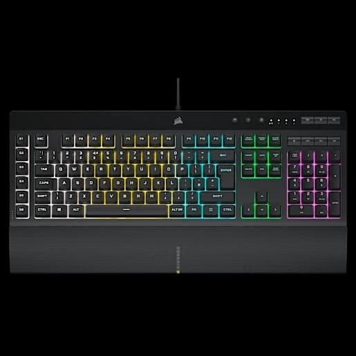 CORSAIR Teclado gamer K55 RGB PRO