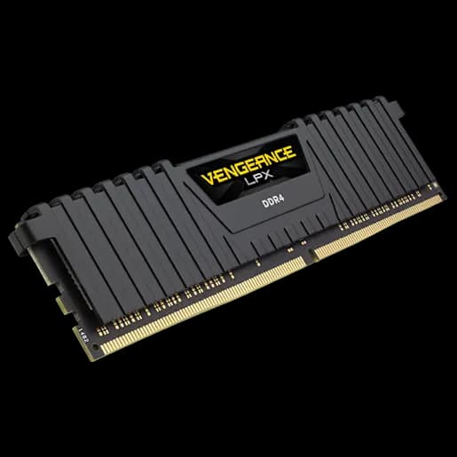 CORSAIR Kit di memoria Nero – C14 2400MHz DRAM DDR4 da 16GB (1 x 16GB) VENGEANCE® LPX