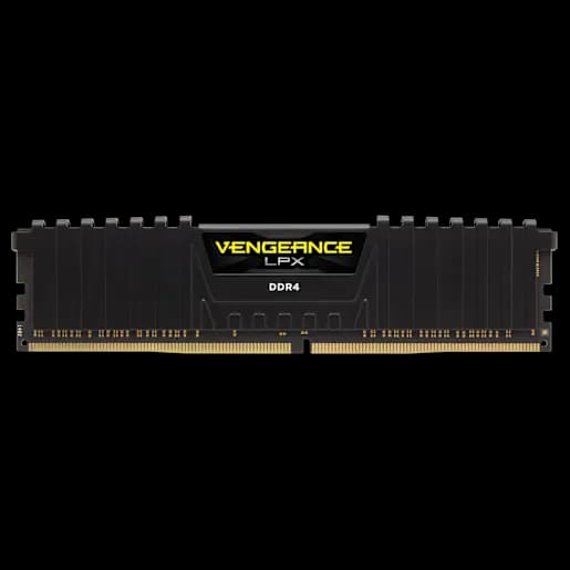 CORSAIR Kit di memoria Nero – C18 3600MHz DRAM DDR4 da 16GB (1 x 16GB) VENGEANCE® LPX