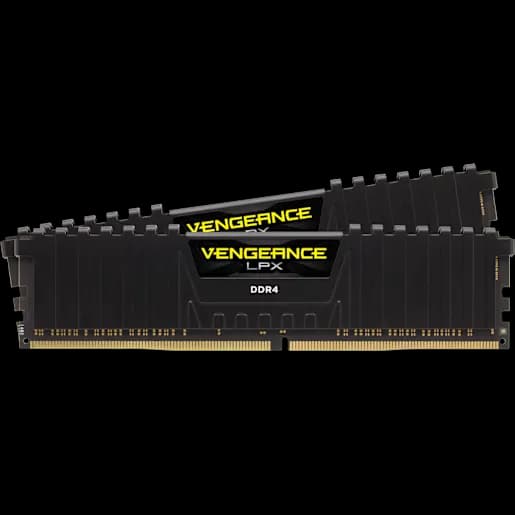 CORSAIR Kit di memoria Nero – C16 3200MHz DRAM DDR4 da 16GB (2 x 8GB) VENGEANCE® LPX