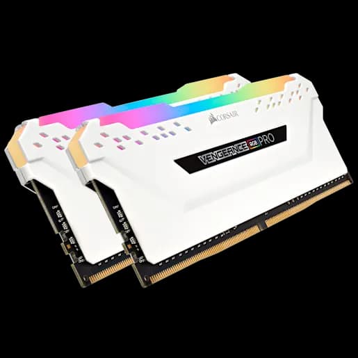 CORSAIR Kit di memoria C18 VENGEANCE® RGB PRO 16 GB (2 x 8GB) DRAM DDR4 a 3600 MHz - Bianco