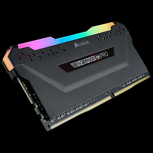 CORSAIR VENGEANCE® RGB PRO 8GB (1 x 8GB) DDR4 DRAM Up To 3200MHz C16 Memory Kit - Black